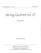 String Quartet No. 27.
