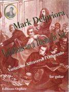 Variations On A Theme by Sor - Variazioni Attraverso L'ottocento : For Guitar.