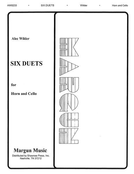 Six Duets : For Horn and Cello (1966).