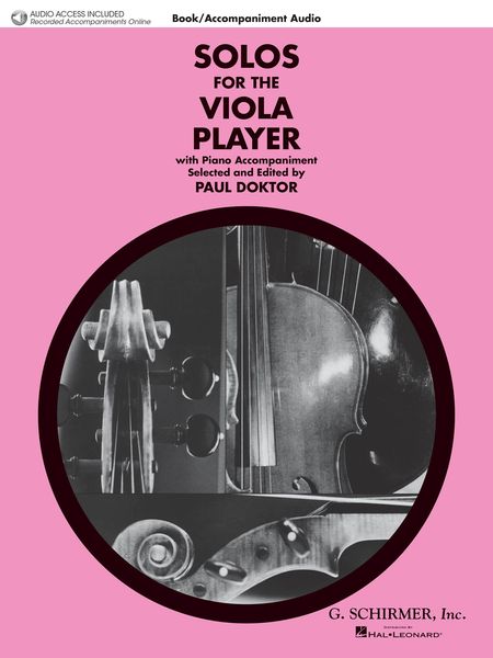 Solos For The Viola Player With Piano Accompaniment / Selected and edited by Paul Doktor.