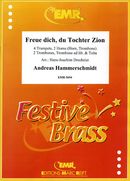 Freue Dich, Du Tochter Zion : For 4 Trumpets, 5 Trombones and Tuba / arr. Hans Joachim Drechsler.