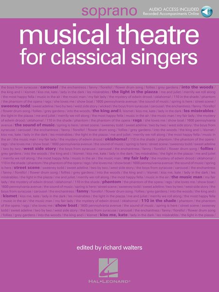 Musical Theatre For Classical Singers : Soprano Edition / edited by Richard Walters.