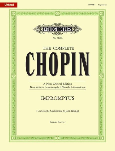 Impromptus : For Piano / edited by Christophe Grabowski and John Irving.