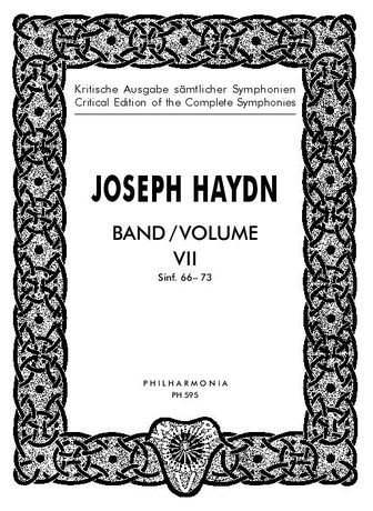 Complete Symphonies, Vol. 7 : Nos. 66-73.