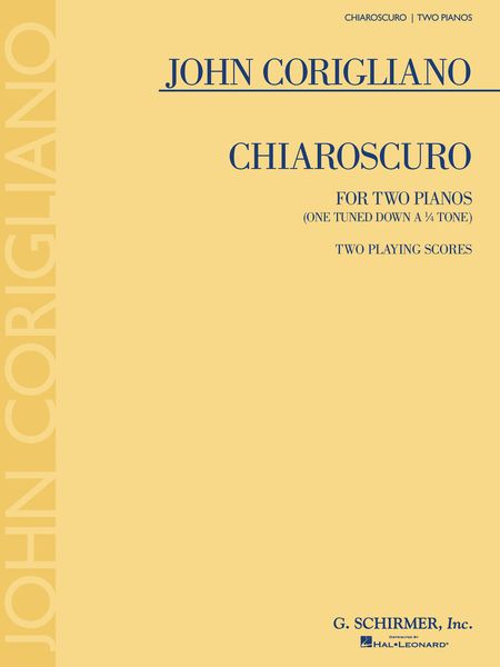 Chiaroscuro : For Two Pianos (One Tuned Down A 1/4 Tone).