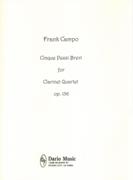 Cinque Pezzi Brevi, Op. 136 : For Clarinet Quartet.