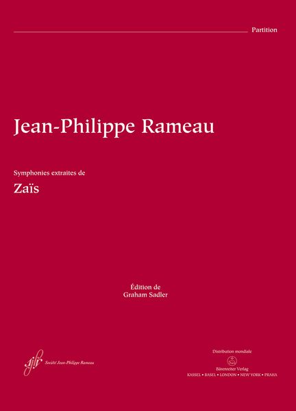 Zais : Symphonies Extraites / edited by Graham Sadler.