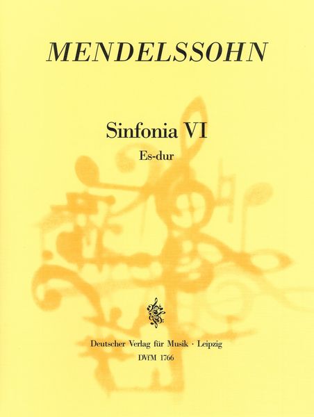 Sinfonia VI In E Flat Major / edited by Hellmuth Christian Wolff.