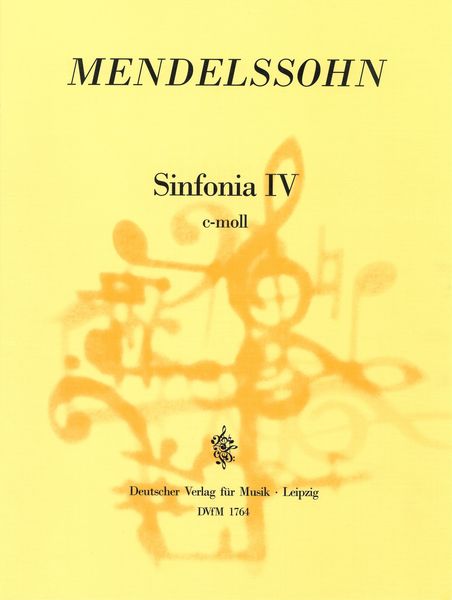 Sinfonia IV In C Minor / edited by Hellmuth Christian Wolff.