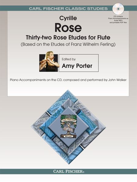 Thirty-Two Rose Etudes : For Flute (Based On The Etudes Of Franz Wilhelm Ferling) / Ed. Amy Porter.