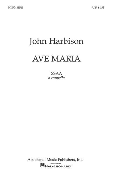 Ave Maria : For SSAA Chorus A Cappella.