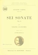 6 Sonate, Op. 5 : Dall'edizione Antica Per Violino E Basso Continuo / A Cura Di Bonelli.