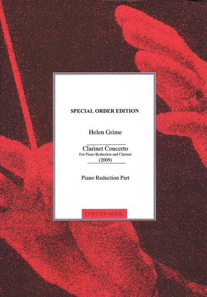 Clarinet Concerto (2009) - reduction For Clarinet and Piano.