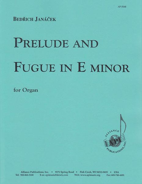 Prelude and Fugue In E Minor : For Organ (2002).