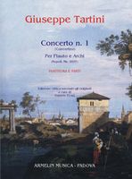 Concerto N. 1 (Concertino) : Per Flauto E Archi / edited by Daniele Proni.