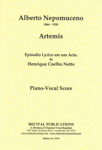 Artemis : Episodo Lyrico Em Um Acto.