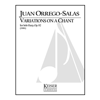 Variations On A Chant : For Solo Harp.