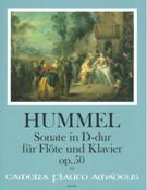 Sonate In D-Dur, Op. 50 : Für Flöte und Klavier / edited by Bernhard Päuler.