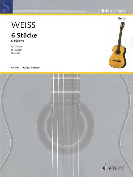 6 Stücke : Für Gitarre / edited by Ansgar Krause.