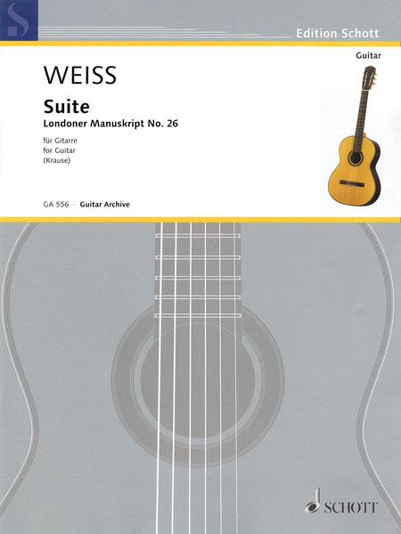 Suite - Londoner Manuskript No. 26 : Für Gitarre / edited by Ansgar Krause.