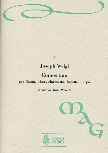 Concertino : Per Flauto, Oboe, Clarinetto, Fagotto E Arpa / edited by Anna Pasetti.