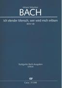 Ich Elender Mensch, Wer Wird Mich Erlösen, BWV 48 / edited by Frieder Rempp.