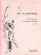 Concertino, Op. 27b : Für Fagott und Streicher - Piano reduction.