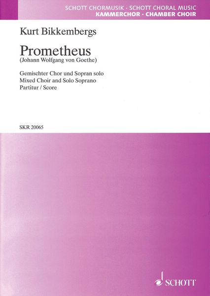 Prometheus : Für Gemischten Chor und Sopran Solo.