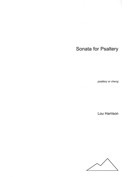 Sonata For Psaltery : For Psaltery Or Cheng (1961-62).