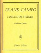 5 Pieces For 5 Winds, Op. 18 : For Wind Quintet (1958).