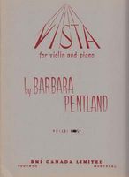Vista : For Violin and Piano.