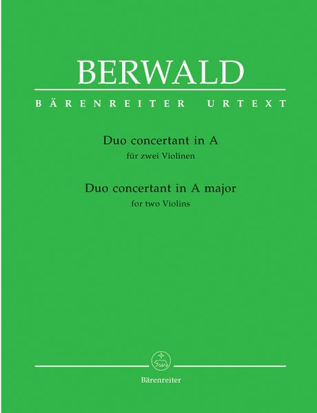 Duo Concertant In A Major : For Two Violins / edited by Kathleen Hansell.