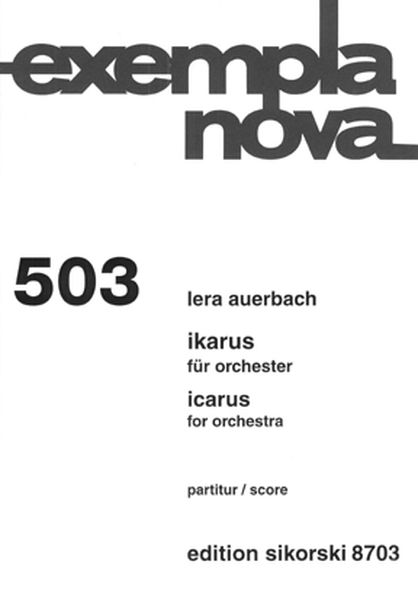 Ikarus : Für Orchester (2006/2011).