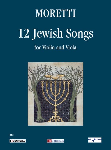 12 Jewish Songs : For Violin and Viola.