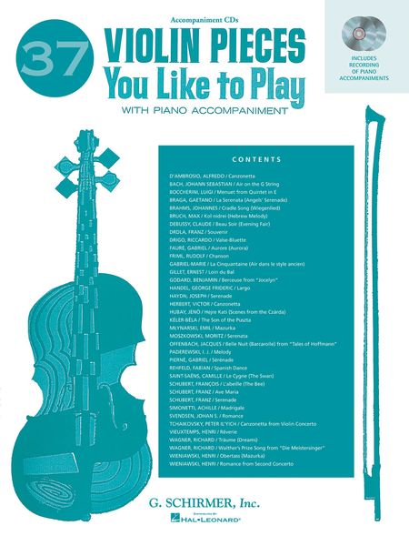 37 Violin Pieces You Like To Play : With Piano Accompaniment.