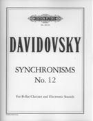 Synchronisms No. 12 : For Clarinet and Electronic Sounds.