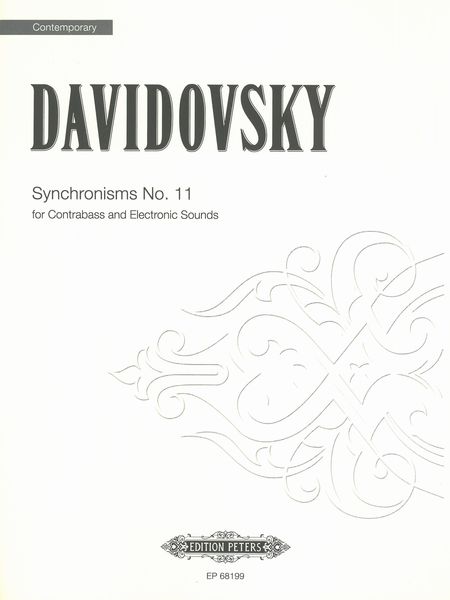 Synchronisms No. 11 : For Contrabass and Electronics.