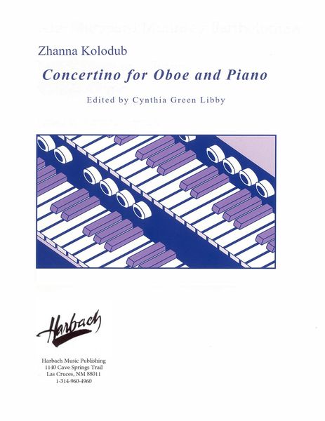 Concertino For Oboe and Piano / edited by Cynthia Green Libby [Download].