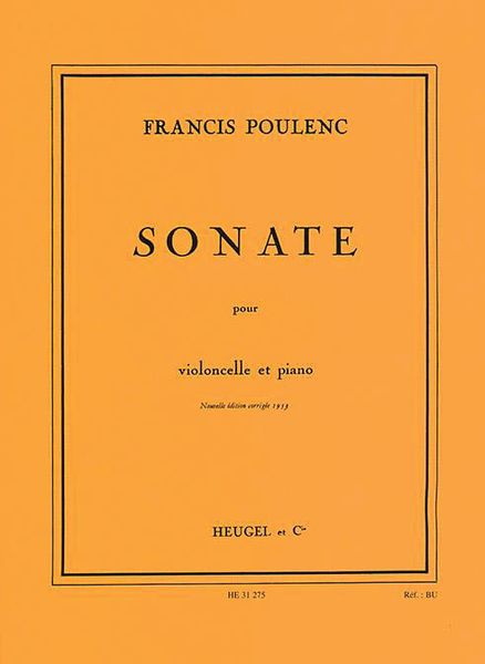 Sonate : Pour Violoncelle Et Piano.