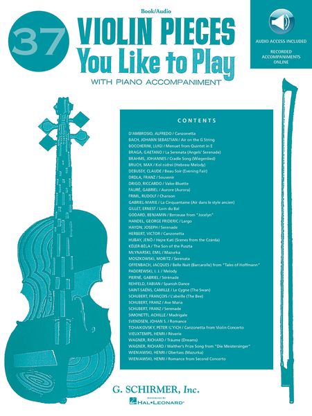 37 Violin Pieces You Like To Play : With Piano Accompaniment.