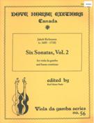 Six Sonatas, Vol. 2 - Op. 1, Nos. 3-4 : For Viola Da Gamba & Basso Continuo / Ed. Karl Heinz Pauls.