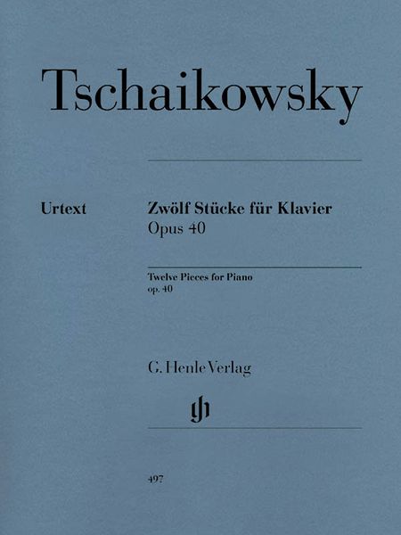 Zwoelf Stuecke Für Klavier, Op. 40 / ed. by Ludmila Korabelnikova & Polina Vajdman.