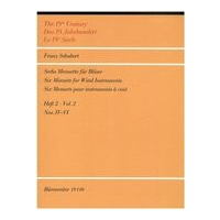 Six Menuets For Wind Instruments, Vol. 2 : Nos. 4-6.