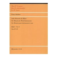 Six Menuets For Wind Instruments, Vol. 2 : Nos. 4-6.