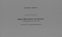 Dido Refuses To Speak (From Gates Of Silence) : For Soprano and Piano Trio (2011).