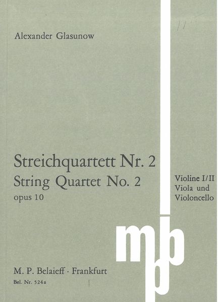 String Quartet No. 2 In F Major.