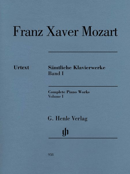 Sämtliche Klavierwerke, Band I / edited by Karsten Nottelmann.