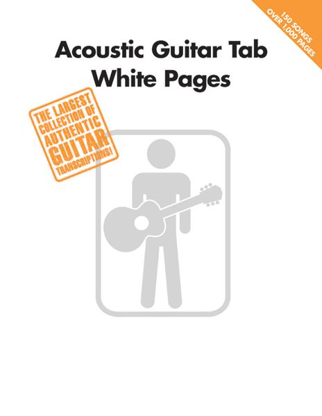Acoustic Guitar Tab White Pages.