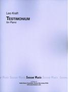 Testimonium : For Piano (2011).