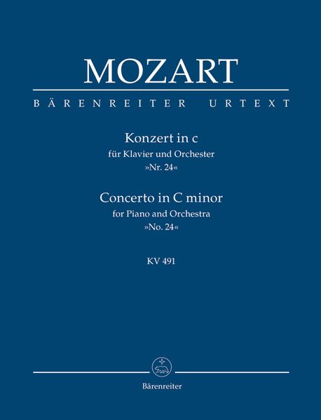 Concerto No. 24 In C Minor, K. 491 : For Piano and Orchestra.
